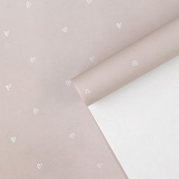 Цена за 10 шт. Бумага упаковочная крафтовая Сердца, 70?100 см