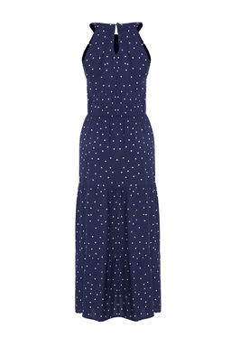 Siyah Soyut Desenli A Kesim Halter Yaka Maxi Dokuma Elbise TWOSS24EL01025 - Trendyolmilla фото 14