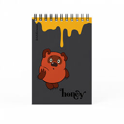 Цена за 4 шт. Записная книга на спирали ErichKrause Винни-Пух, А6, 60 листов, клетка_MIX-PACK  фото 5