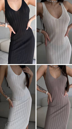 Платье с открытой спинкой - A.B.S.O фото 6