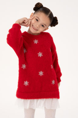 K_z _ocuk K_rm_z_ Y_lba__ Temal_ Triko Elbise