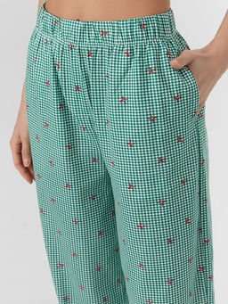 Брюки женские в зеленую клетку - Mark formelle фото 3
