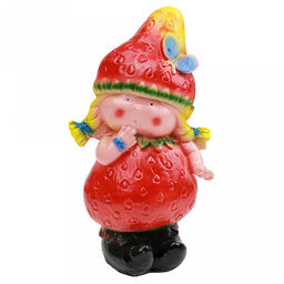 Скульптура-фигура для сада гипсовая "Клубничка малая" 16х30см (Россия)