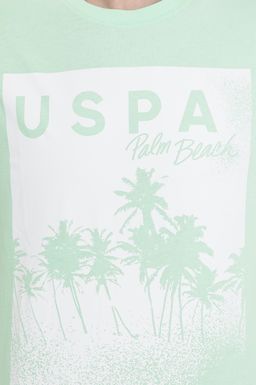 U. S. Polo Assn Мужская мятная футболка с круглым вырезом - U.s. polo assn фото 6
