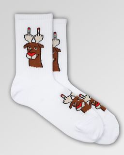 Носки НГ р.35-40 TxT Олень с рогами - Krumpy фото 2