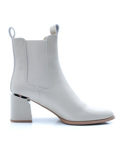 01-PCT161-2 BEIGE Ботинки Челси демисезонные женские (натуральная кожа, байка) - Фабричный китай фото 9