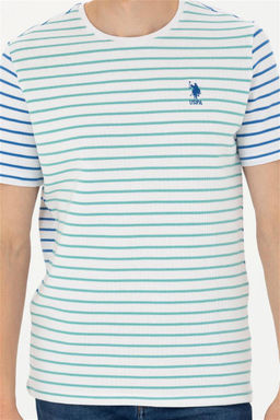 Мужская мятная футболка с круглым вырезом Неожиданная скидка в корзине - U.s. polo assn фото 6