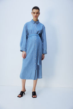 MAMA Vestido camisero denim Before & After
