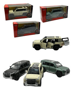 Металл. модель 17см "YangWang U8 (1:32)" откр-ся 4 двери, капот и багажник (HN3208) сигнализация, свет, звук, инерция; 3цв., в коробке