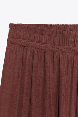 WIDE FLOWING TROUSERS - Zara фото 10