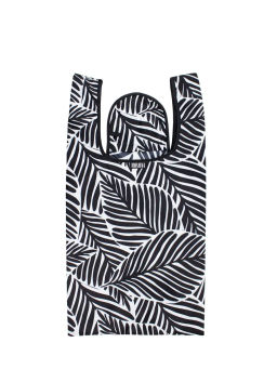 Мод.3,Майка Принт (SM3Short) Средняя с кармашком. Листья черно-белый НОВИНКА!!! - Moshna фото 9