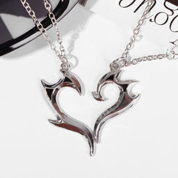 Кулоны Неразлучники горящее сердце, цвет чернёное серебро, 45 см - Tell your story фото 5