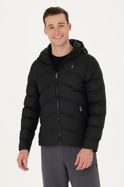 U. S. Polo Assn / Мужская черная кожаная куртка - U.s. polo assn фото 8