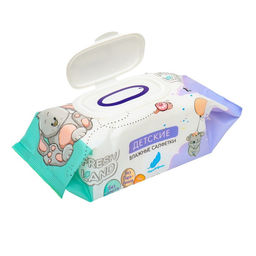 Влажные салфетки для детей Freshland c Д-пантенолом,120 шт.