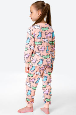 Хлопковая пижама для девочки Bonito  фото 4