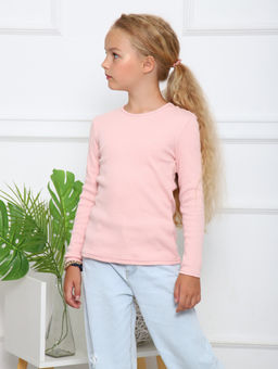 ДЖ056 Джемпер Школа (пудровый) - Милаша фото 4