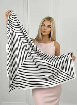 K13579 Платок (90/90см шелк) МУЛЬТИЦВЕТ_07