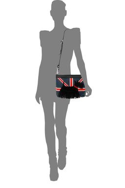 Сумка с аппликацией ДС-261-134 черный - Protege фото 4