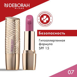 Помада для губ Deborah Milano Red 07 розовый георгин 4.2 г  фото 8