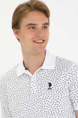Мужская темно-синяя футболка с воротником-поло - U.s. polo assn фото 2