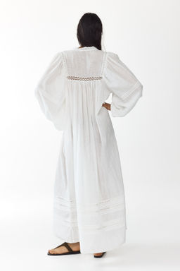 Vestido t?nica oversize con cintur?n de anudar - H&m фото 6