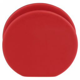 Ваза керамическая "Баухаус" 260мл, 15х4,8х14,5см, горло 4,7х2,3см, глянец, противоскользящие накладки, красный, в коробке (Китай)