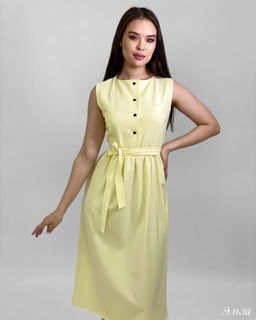 Платье Эльза (желтый) - Nadi bordo фото 4