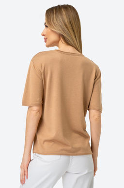 Женская футболка из вязаного трикотажа Happy Fox  фото 62