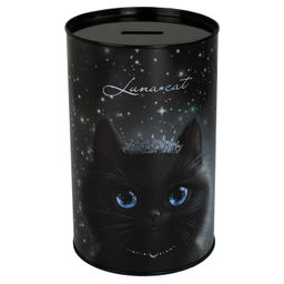 Копилка Феникс+, арт.69376/ 48 ПРИНЦЕССА ЛУНА (15,7х10х10 см, металл, цвет: чёрный, полноцветная печ