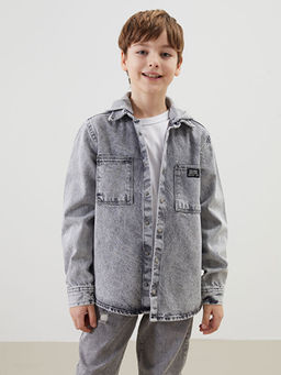 Kap??onlu Erkek ?ocuk Jean G?mlek