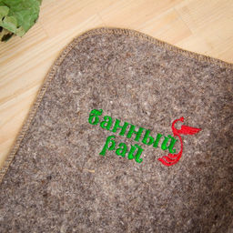 Лежак для бани Банный рай, войлок, серый, 180х60см - Добропаровъ фото 3