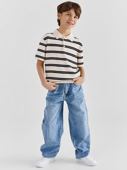 Поло для мальчиков в полоску - Mark formelle фото 2