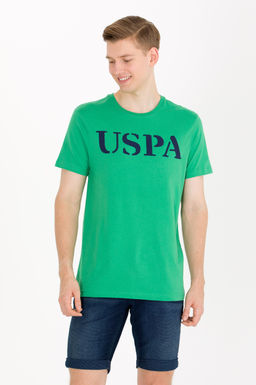 U. S. Polo Assn Мужская зеленая базовая футболка с круглым вырезом - U.s. polo assn фото 13