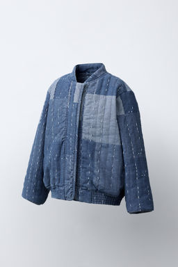 PATCHWORK BOMBER JACKET - Zara фото 2