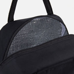 Термосумка на молнии, объём 6 л, чёрная