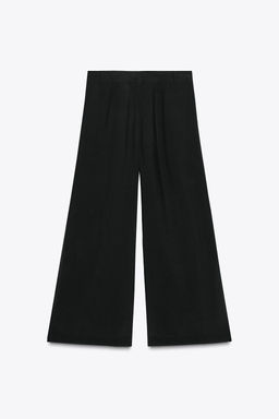ZW COLLECTION CROPPED DARTED TROUSERS - Zara фото 22
