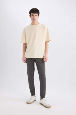 Jogger Esofman Alt? Slim Fit Dar Kesim Beli Bagc?kl? Lastikli Paca Fermuar Cepli - Defacto фото 3
