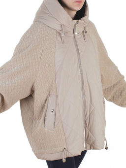 18518-1 BEIGE Куртка демисезонная женская