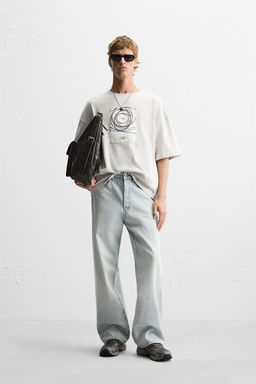 T-SHIRT WITH CONTRAST PATCH