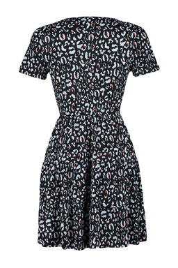 Yesil Bask?l? Kruvaze Yaka Mini Esnek Orme Elbise TWOSS21EL0241 - Trendyolmilla фото 19