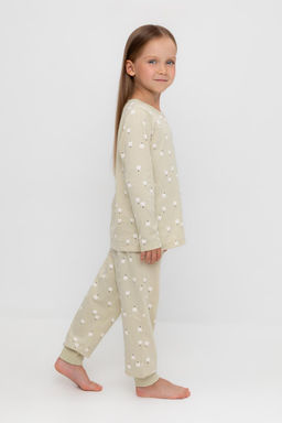 К 1561/фисташковый мусс,колокольчики пижама дет