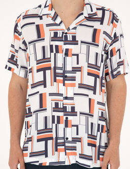 Lacivert Comfort Fit K_sa Kollu G_mlek