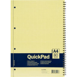 Бизнес-тетрадь 80л,кл,А4,Yellow Pad,спираль,тон.блок 70г/м - Attache фото 2