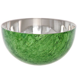 Салатник из нержавеющей стали 2л 20*10см цветное покрытие "гранит"