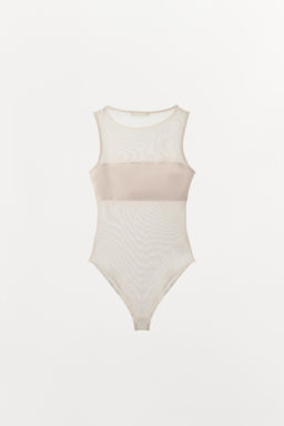BODY COMBINADO TUL / Crudo - Zara фото 3