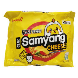Лапша б/п со вкусом сыра/Cheese ramen Samyang, Корея, 120 г Акция