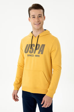U. S. Polo Assn Мужская горчичная толстовка с капюшоном - U.s. polo assn фото 17