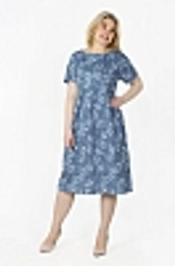 Платье Синди Х-449 (46-62) кулирка. Цвет в ассортименте - Лотос фото 30