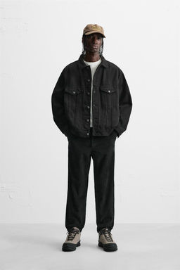 CARROT FIT CORDUROY TROUSERS