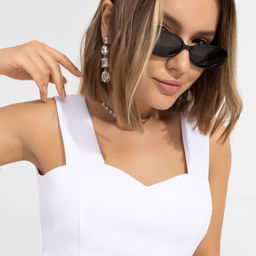 Топ Безупречный силуэт (вайт) - Charutti фото 3